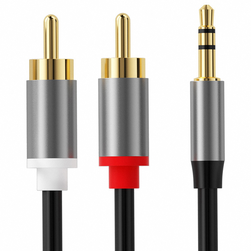 3.5 mm To 2RCA Double Lotus Au - Composite Rca Cable recension och pris